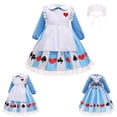 thumbnail image 1 of Disfraz de Anna y Elsa para niños y niñas, conjunto de ropa de Fiesta infantil, vestido de princesa Alice, para Halloween y Navidad Fivean unisex, 1 of 2