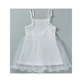 thumbnail image 4 of Cethrio Kids Girl Sundress Dresses, Mesh Polyester Cute Sleeveless Summer Dress White Size 6T, 4 of 8
