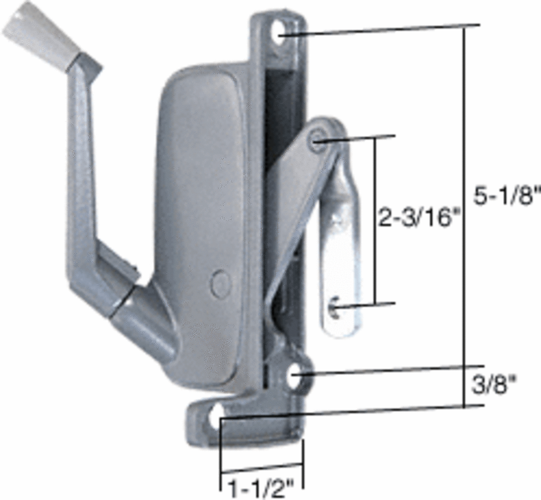 CRL Left Hand Awning Window Operator for Miami Windows
