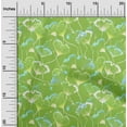 thumbnail image 1 of oneOone Cotton Cambric Light Green Fabric Flower Watercolor Fabric For Sewing Printed Craft Fabric By The Yard 56 Inches Wide, 1 of 4