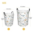 thumbnail image 5 of Xecao Sea Creatures Print Laundry Hamper Basket,designed for Blanket Storage and Nursery Clothes in the Bedroom, 5 of 8
