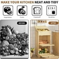 thumbnail image 5 of Onion and Potato Storage Bin Box Kitchen Pantry Cabinet for Fruits Snacks Wooden Bread Box Wood, 5 of 9