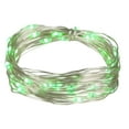 thumbnail image 2 of Northlight Lumières de Noël Micro Féeriques - 16 Pieds - LED Verte - Fil de Cuivre 16 Pieds - 50ct, 2 of 6