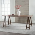 thumbnail image 2 of GDF Studio Sabrina Mid Century Modern Wood Dining Table, Walnut, 2 of 9