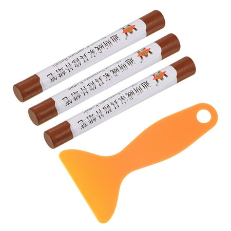 

Wood Furniture Repair Kit 3pcs Markers with Spatula Yam Orange