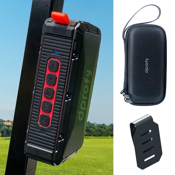 Pro Portable Magnetic Bluetooth Speaker - Wireless Waterproof IPX6/Shockproof - 3rd Gen Magnetic Speaker for Golf Cart - 24 Hr Playtime - TWS & SD Ca