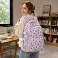 thumbnail image 2 of WAYUTE Backpack for Kids Lightweight Cute Backpacks for Girls Large Capacity Elegant Bow Design Tote Comfortable Straps Bookbag Casual School Activities, 2 of 4