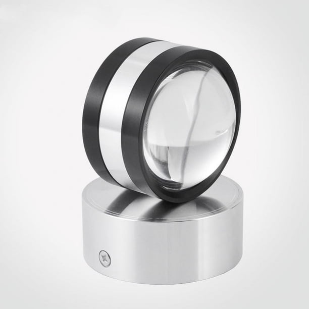 Lámpara de pared de cristal LED de doble cara Lámpara de pared arriba y abajo Iluminación interior Lámpara de pared de aluminio Decoración de pared de fondo Lámpara de pasillo Lámpara de efecto de lu