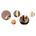 thumbnail image 2 of Designart "Futuristic Golden Globe Architecture V" City Metal Wall Art Set of 5 Piece, 2 of 5