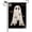 Boo cat, variant on Black White Spooky Scary Halloween Garden Flag 12 x 18 Inch, Double‑Sided Waterproof Fade Resistant, 1PC Outdoor Yard Patio Fall Holiday Home Decor, Flagpole Not Included