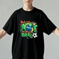 thumbnail image 4 of World and Cup Soccer Shirt 𝓴𝓲𝓭𝓼 OdeJous Black T-Shirt for Boygirls,S, 4 of 5