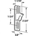 thumbnail image 2 of Sliding Door Keeper, Diecast, Chrome Plated, 1-11/16 in. Mounting Holes, 2 of 4