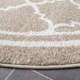 thumbnail image 4 of Safavieh Amherst Trina Geometric Area Rug, Wheat/Beige, 7' x 7' Round, 4 of 9