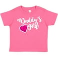 thumbnail image 3 of Inktastic Valentine's Day Daddy's Girl with Heart Girls Toddler T-Shirt, 3 of 5