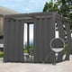 thumbnail image 1 of Cortina para Exterior Impermeable y Cortavientos 137x213 cm Gris, 1 of 8