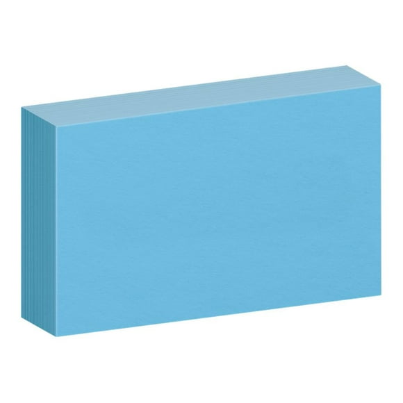 Oxford - Carte d'Index - - Bleu - Uni (Lot de 100)