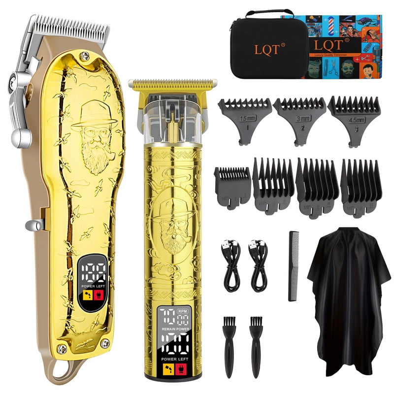Rechargeable Hair Clipper for Men - Cordless Grooming Tool with Long-Lasting Battery, LED Display, Precision Durable Blades, Low Noise Trimmer, Perfect for Beard and Hair Grooming