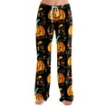 thumbnail image 5 of LHVUOA Women's Halloween Pajama Pants Sleep Fashion Halloween Print Pants Comfy Soft Pajama Sleepwears, 5 of 7