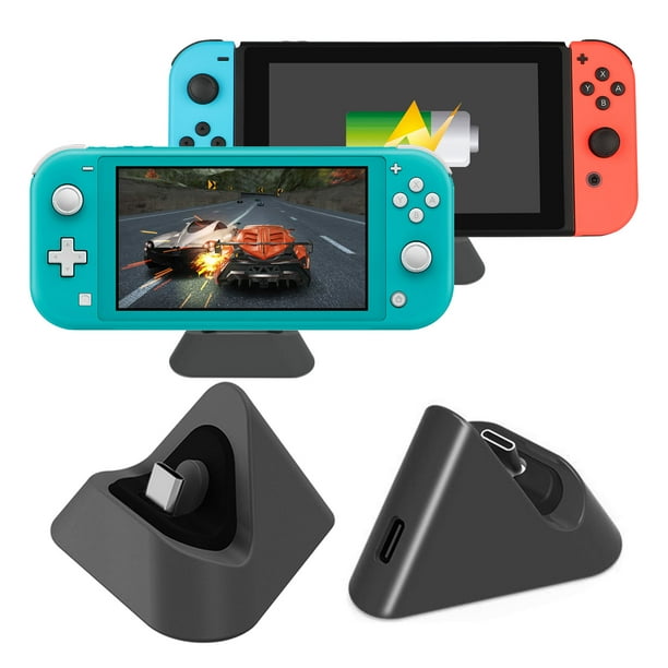 Charge Dock For Nintendo Switch Lite Tsv Mini Charging Station Docking Stand Compact Switch Charger Stand W Type C Port Stable Triangle Charging Stand Fit For Nintendo Switch Lite 19