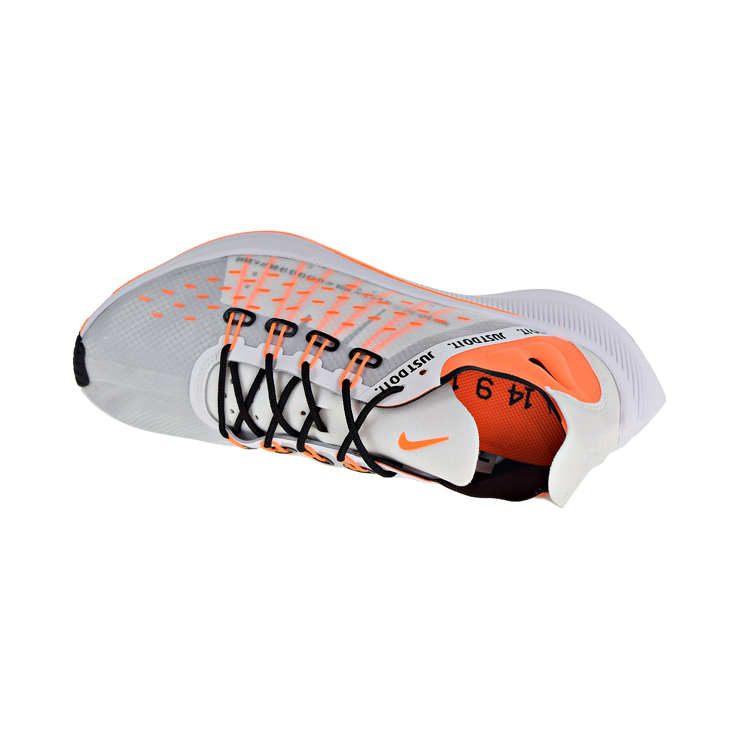 Nike EXP-X14 SE "Just Do It" Men's Shoes White/Total Orange/Black Wolf ao3095-100 - image 5 of 6