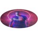 thumbnail image 1 of Kylian Mbappé-theme Round Coral Fleece Floor Mat, Non-Slip Non-Shedding Washable Durable Area Rug for Living Room Bedroom Kids Room, 60CM, 1 of 6