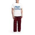 thumbnail image 5 of CafePress - Pray For Ukraine Men's Light Pajamas - Men's Light Loose Fit Cotton Pajama Set, 5 of 7