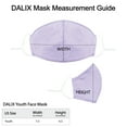 thumbnail image 2 of DALIX Kids Cotton Face Mask Reuseable Washable in Assorted Girls Colors Made in USA - XXS-XS Size 5 Pack, 2 of 5