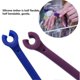 thumbnail image 3 of 8pcs Silicone Dishwasher Attachment Silicone Stemware Saver Flexible Stemware Holder Dishwasher Wine Glass Protector Ha, 3 of 5