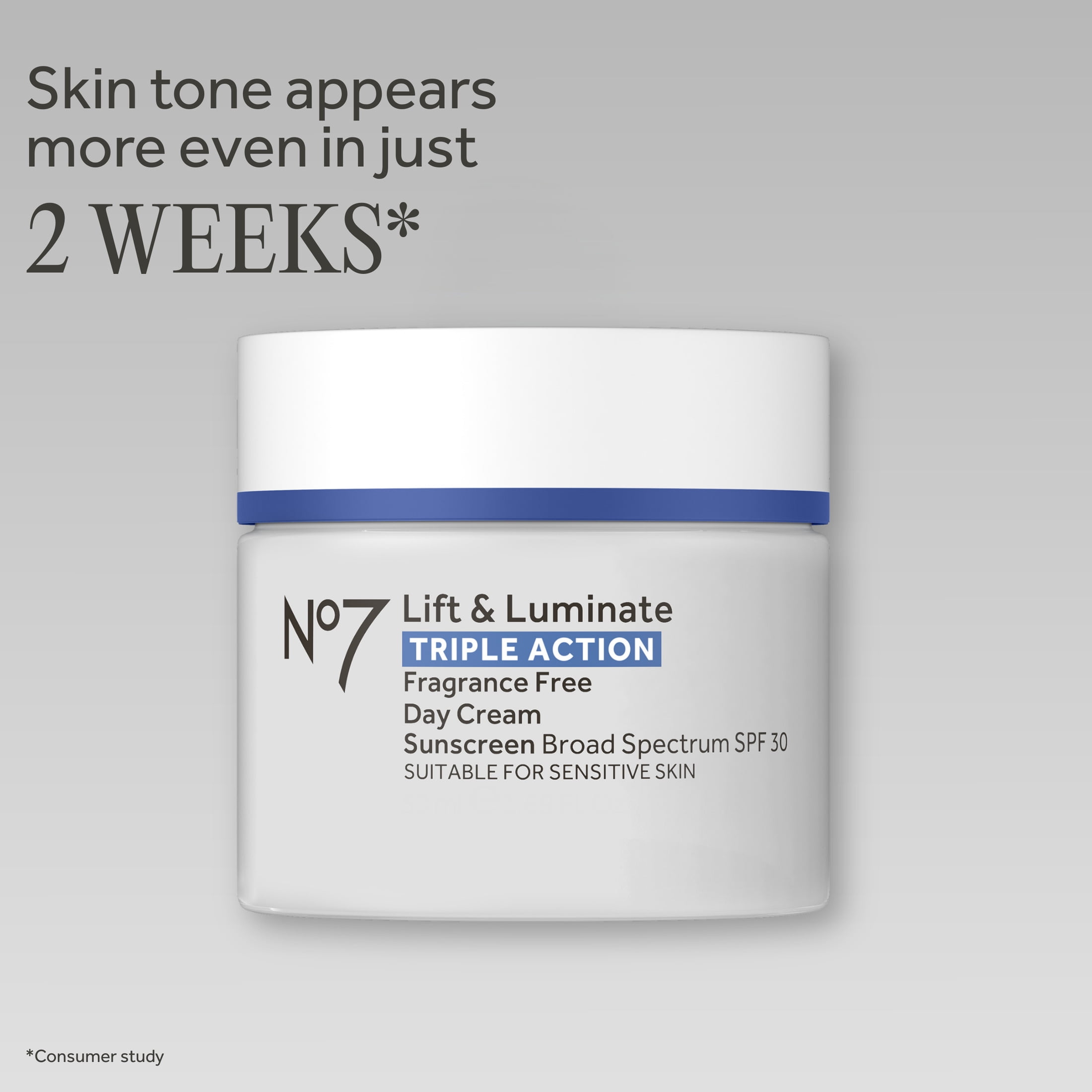 No7 Anti-Age, Moisturizing & Luminate Triple Action Day Cream, SPF