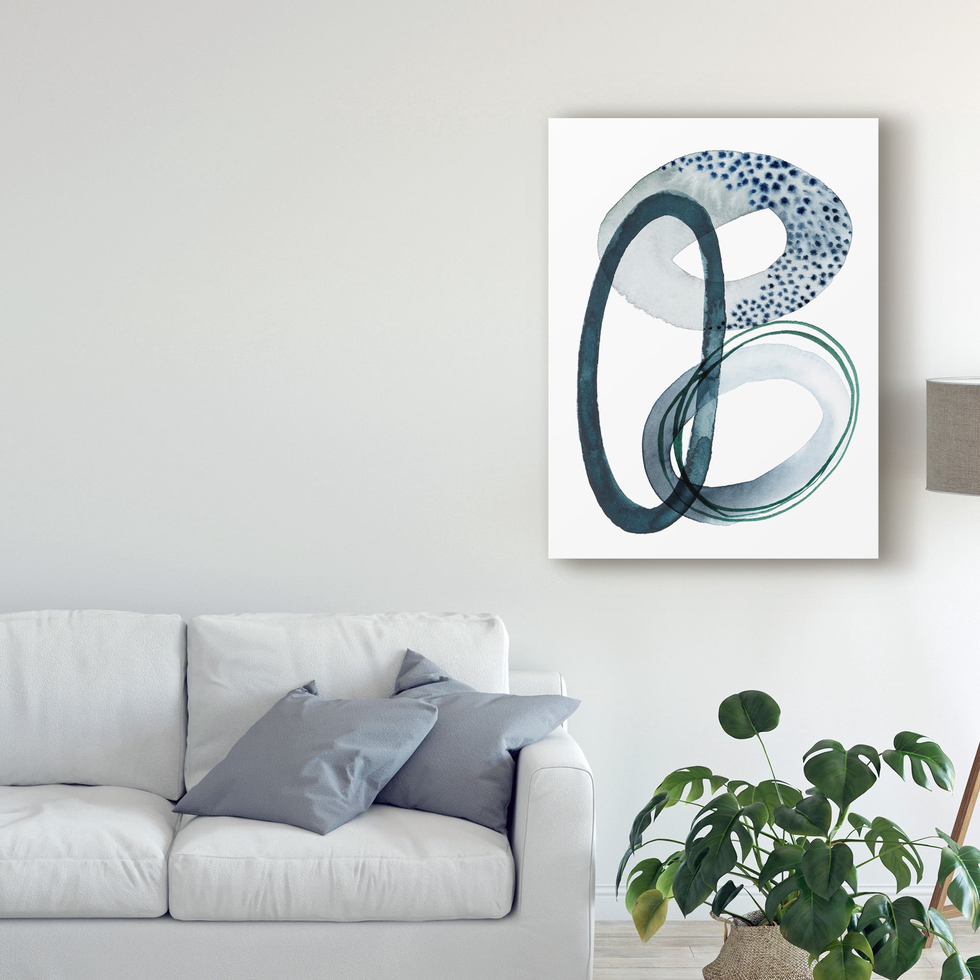 Trademark Fine Art 'Looping Abstract III' Canvas Art by Grace Popp