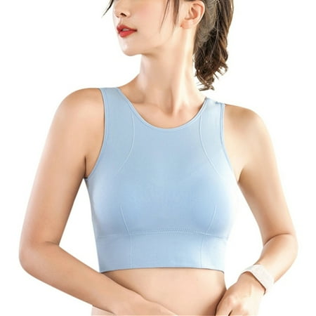 

1PC Women Seamless Mesh Splicing Removable Padded Vest Sport Bra Underwear