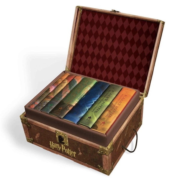 Set de libros Harry Potter #1 -7 pulgadas, baúl coleccionable para juguetes