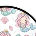 thumbnail image 4 of 36.2 Inch Round Floor Mat Pastel Colors Mermaid Carpet Decor Rug for Living Room Bedroom, 4 of 6