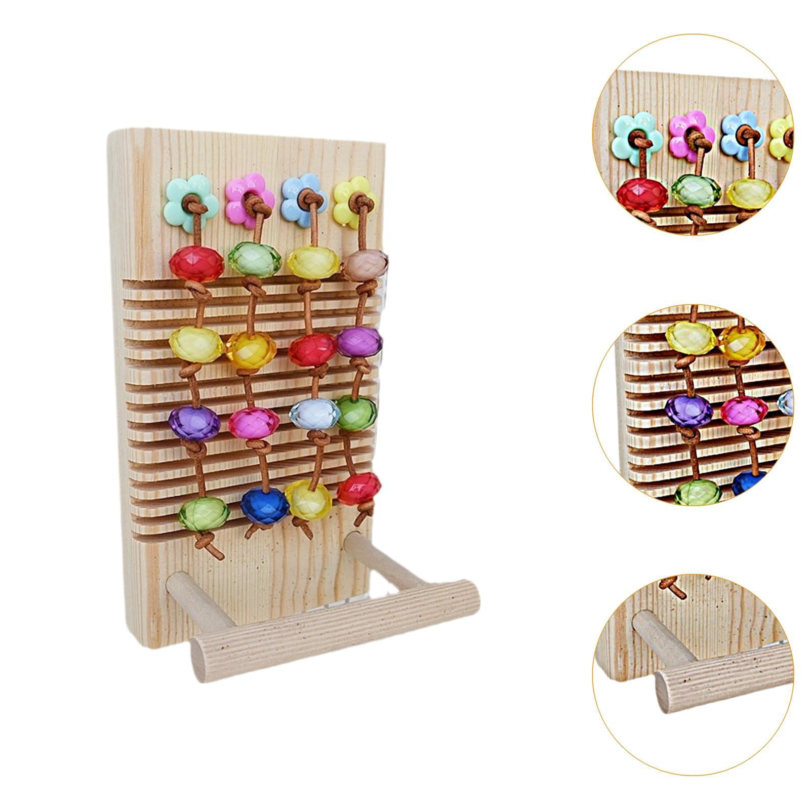 Bvdfgk Parrot Chewing Toys Bird Toy Birds Climbing Toy Bird Cage Accessories with Perch