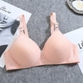 thumbnail image 2 of Gyexs Push Up Bras for Women Ladies Fashion Thin Breathable Underwire Push Up Comfort Support Large Cup Bra for Everyday Wear, Light Pink, Size 36, 2 of 3