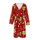 thumbnail image 2 of Pijama familiar de Navidad Grinc-h - Albornoz a juego de franela estampada, absorbente y de secado rápido, de algodón. Pijama familiar a juego, color rojo XXL., 2 of 5