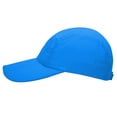 thumbnail image 3 of Unisex Foldable UPF 50+ Quick Dry Baseball Cap with Long Bill Portable Sun Hats, Turquoise, 3 of 6