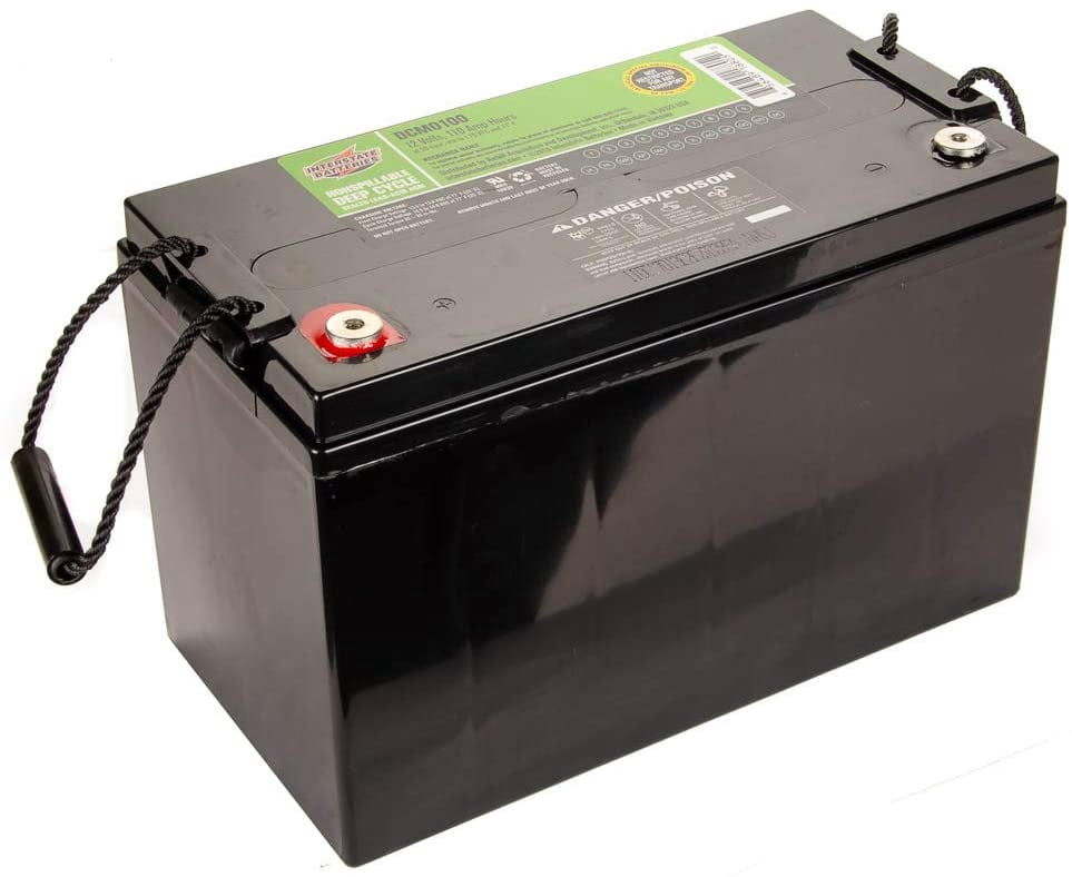 Interstate Batteries 12V 110 AH SLA AGM Deep Cycle Battery 12V For