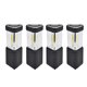 thumbnail image 1 of Paquete de 4 lámparas de noche portátiles para campamentos al aire libre, luces LED COB impermeables para carpas con brújula y nivel, 1 of 8