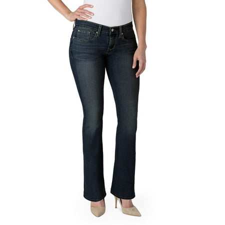 Signature by Levi Strauss & Co. Women's Curvy Bootcut (Best Jean Brands For Curvy)