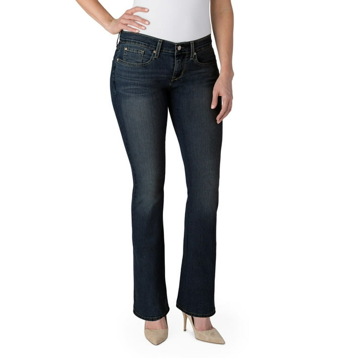 Signature by Levi Strauss & Co. Women's Curvy Bootcut Jeans - Walmart.com
