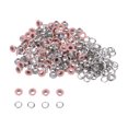 thumbnail image 1 of 100 Juegos Ojales Kit Metal Ojales 3mm 0.12 Ojal Herramienta para Zapatos Ropa Cinturón Bolsa Bricolaje Proyecto, Rosa, 1 of 7