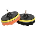 thumbnail image 4 of Juego de almohadillas de esponja para pulir y lavar, encerar y quitar el polvo para 5-Pulidoras eléctricas neumáticas de 6 pulgadas, 4 of 14