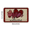 thumbnail image 4 of Valentine's Day Non- Heart Doormat - Indoor Outdoor Entrance & Bathroom Mat | Dirt Trapper for Valentine's Day Decor,Watermelon Red, 4 of 7