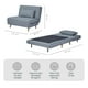 thumbnail image 4 of Sillón Sofá Cama Individual Relan Velne Diseño Plegable 1 Plaza Gris, 4 of 11
