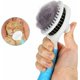 thumbnail image 2 of Cepillo de aseo para perros, cepillo para gatos de pelo largo, cepillo para perros y gatos autolimpiante, con depilación con un clic, para perros y gatos pequeños, medianos y grandes (azul) Kuyhfg Bienvenido a Kuyhfg, 2 of 5