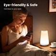 thumbnail image 6 of Noahstrong Night Light, Dimmable Touch Lamp for Bedroom, Portable Bedside Table Lamps, 5 Brightness and 13 RGB Colors Night Light Suitable for Bedroom/Office/Bathroom/Hallways/Living Room, 6 of 7