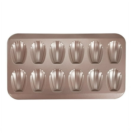 12Cup Shell Shaped Nonstick Madeleine Pan Carbon Steel Mold Baking Mould Tools G5014