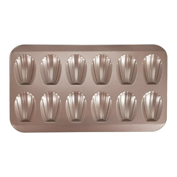 12Cup Shell Shaped Nonstick Madeleine Pan Carbon Steel Mold Baking Mould Tools G5014