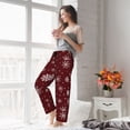 thumbnail image 3 of Fotbe Romantic white snowflakes Women's Pajama Pants,Sleepwear Pants,Pj Bottoms Drawstring And Pockets-X-Large, 3 of 7